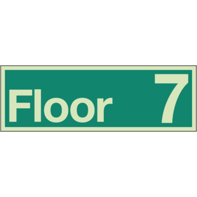 Floor Identification Numbers - Floor 7