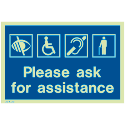 Disability, Special Needs & Mobility Assistance - Please ask for assistance