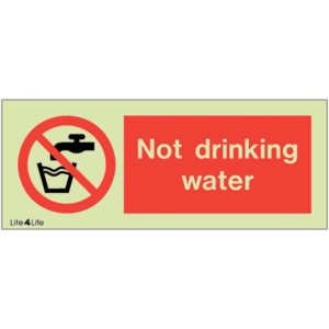 Prohibition - Not drinking water (landscape)