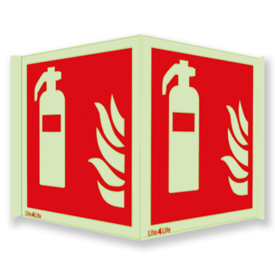 Fire Emergency Equipment & Assistance - Fire extinguisher symbol (Panoramic)