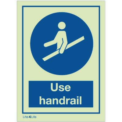 Personal Protection Equipment - Use handrail