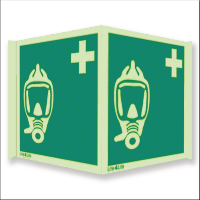 First Aid & Emergency Equipment - Breathing apparatus symbol (Panoramic)