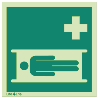 First Aid & Emergency Equipment - Emergency stretcher symbol