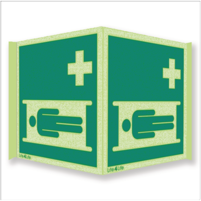 First Aid & Emergency Equipment - Stretcher symbol (Panoramic)