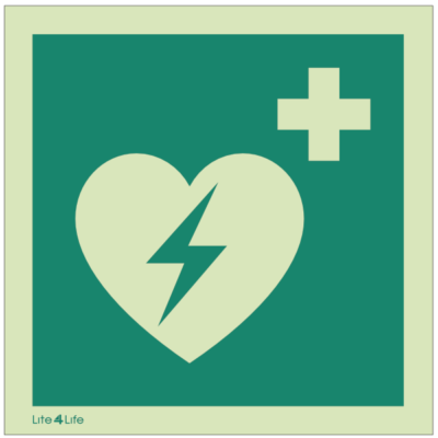 First Aid & Emergency Equipment - Emergency defibrillator symbol