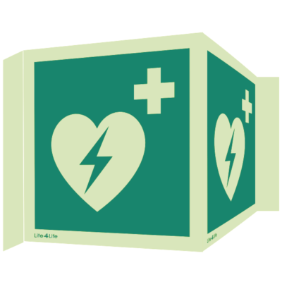 First Aid & Emergency Equipment - Emergency defibrillator symbol (Panoramic)