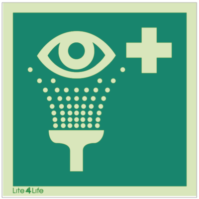 First Aid & Emergency Equipment - Emergency eye wash symbol