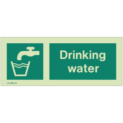 General Public Information signs - Drinking water with text (Landscape)