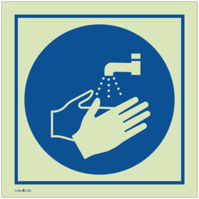 General Public Information signs - Wash your hands symbol