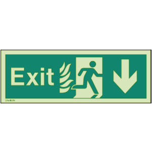 NHS Estates  - Exit Arrow Down