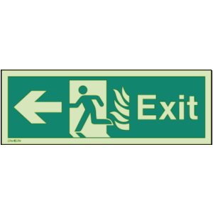 NHS Estates  - Exit Arrow Left