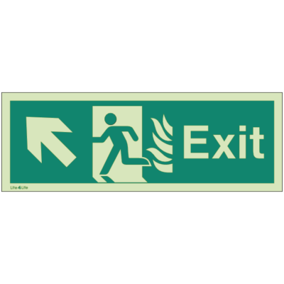 NHS Estates  - Exit Arrow Up Left