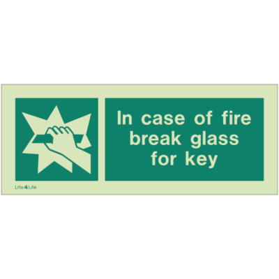 NHS Estates - In case of fire break glass for key